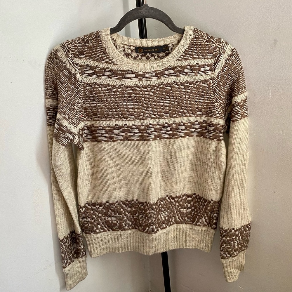 Outback Red Fair Isle Sweater